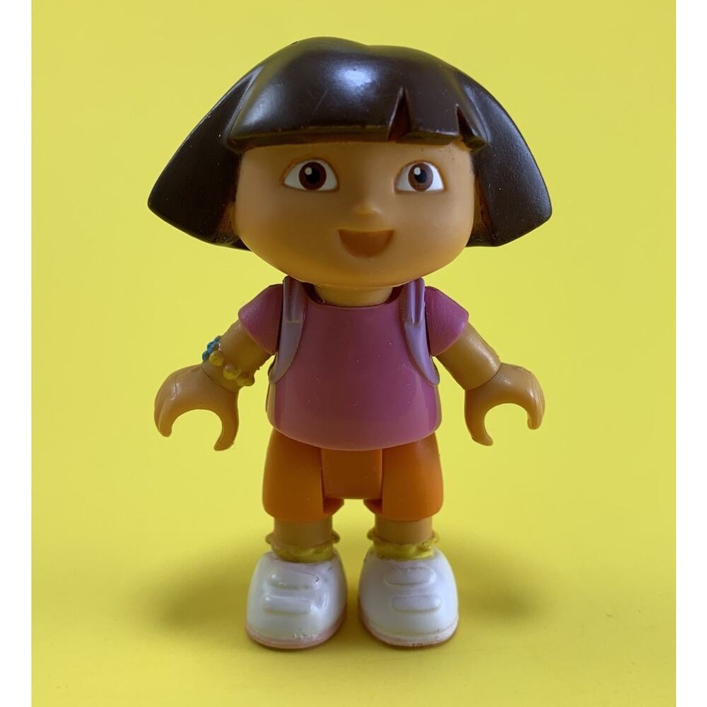 NICKELODEON DORA THE EXPLORER WITH BACKPACK MEGA BLOKS BUILDING BLOCKS FIGURE